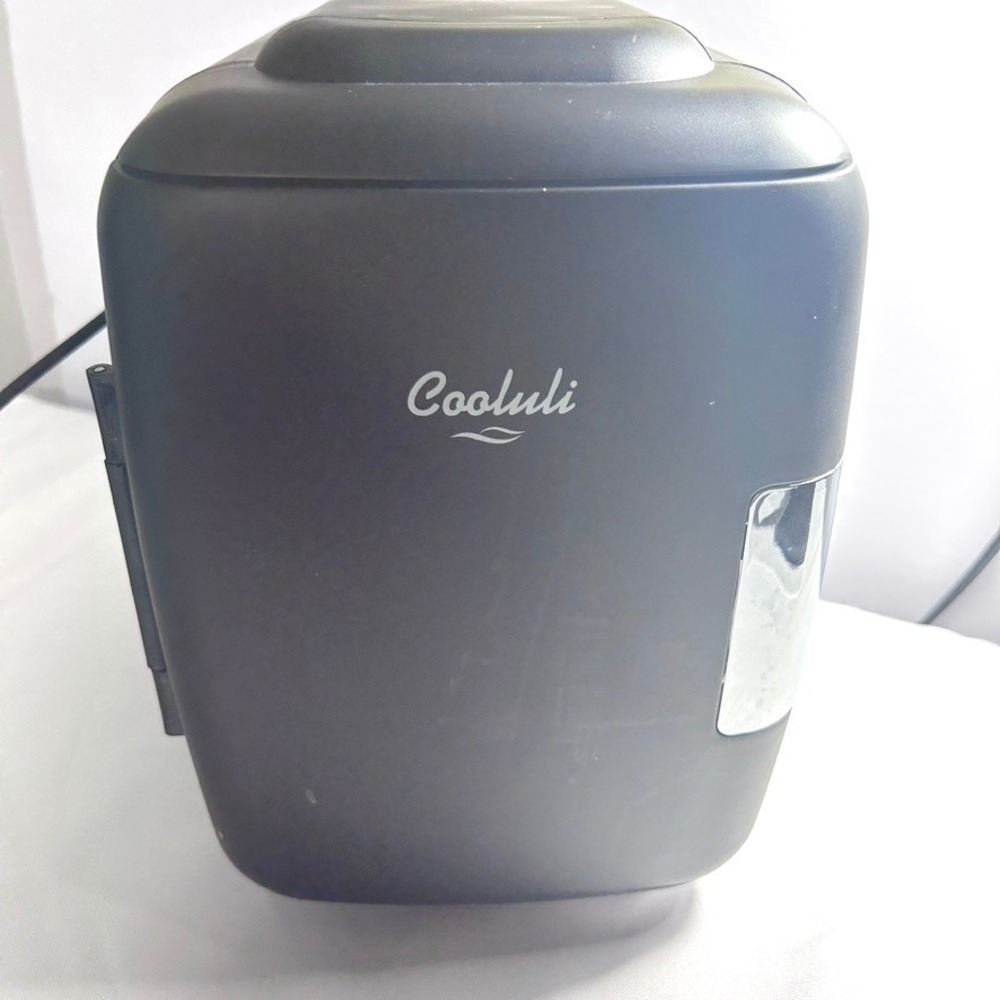 Cooluli Classic Black 4 Liter Compact Cooler Warmer Mini Fridge/Cables (No Tray) - Picture 1 of 5